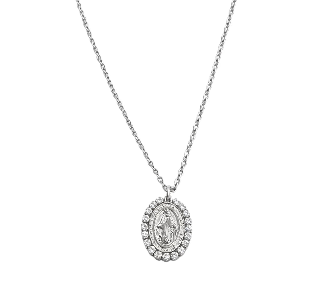 Collana madonnina brilla