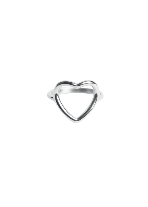 Anello cuore traforato