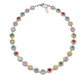 Collana scintillante multicolore