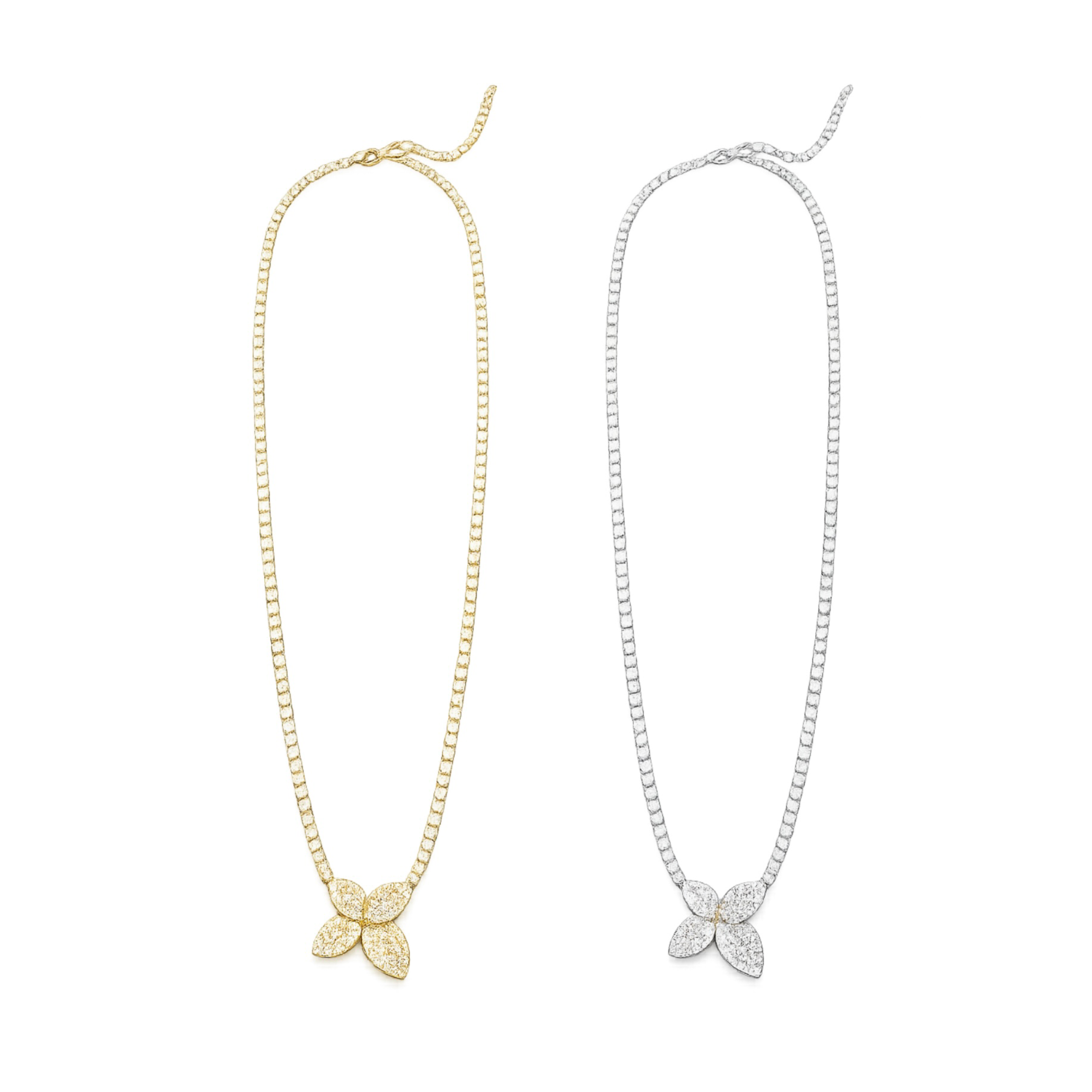 Collana tennis petalia