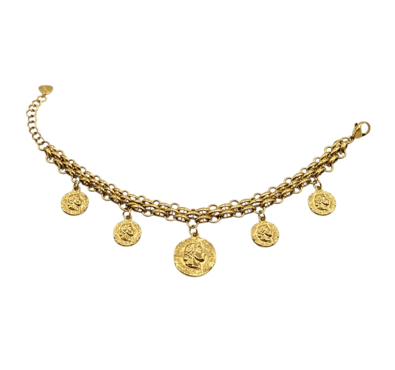 Bracciale malia medaglie