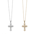 Collana croce strass
