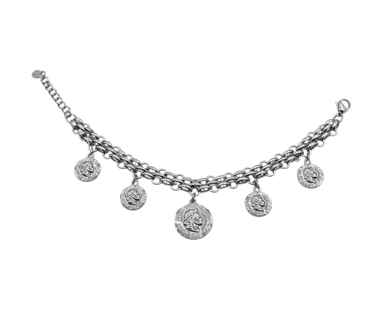Bracciale malia medaglie