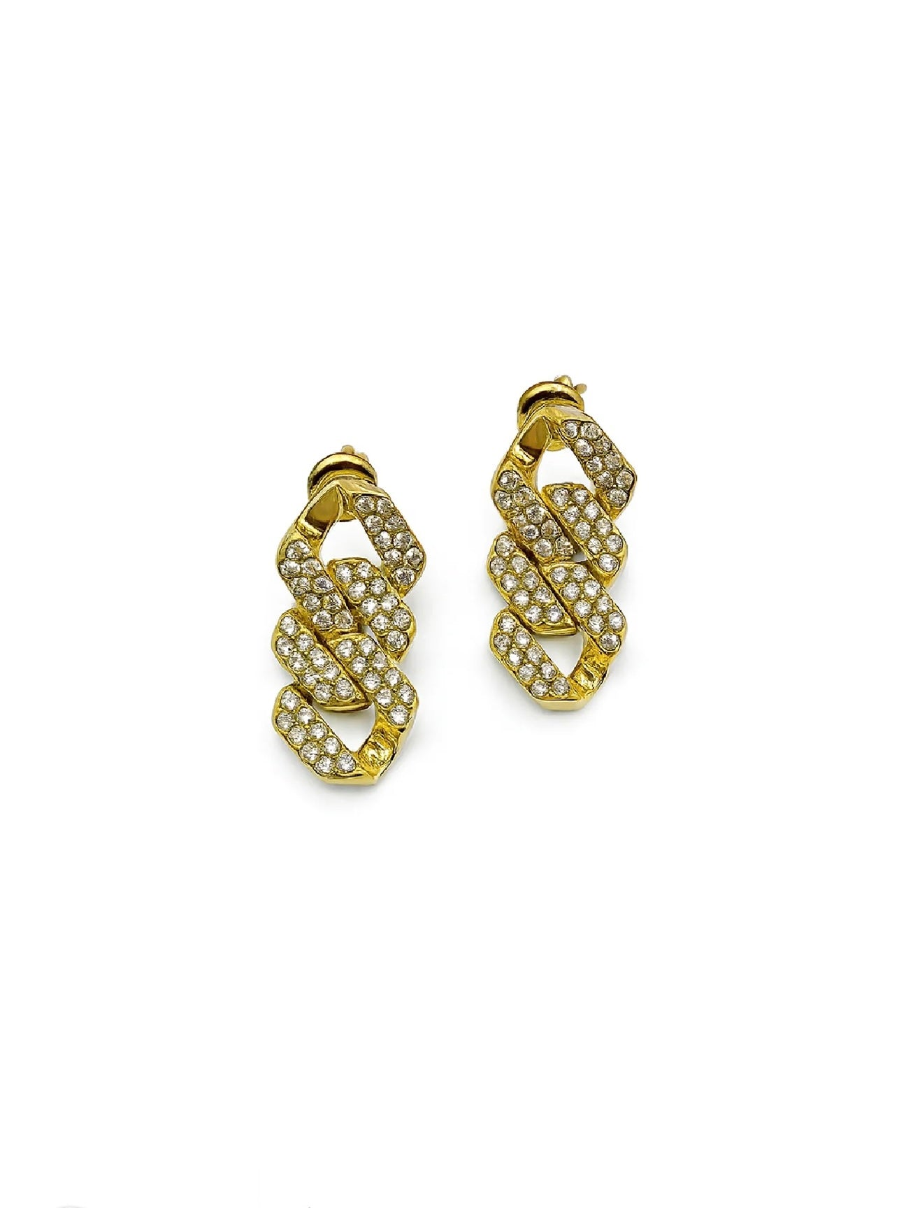 Orecchini groumette strass