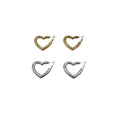 Orecchini Cuore Traforato