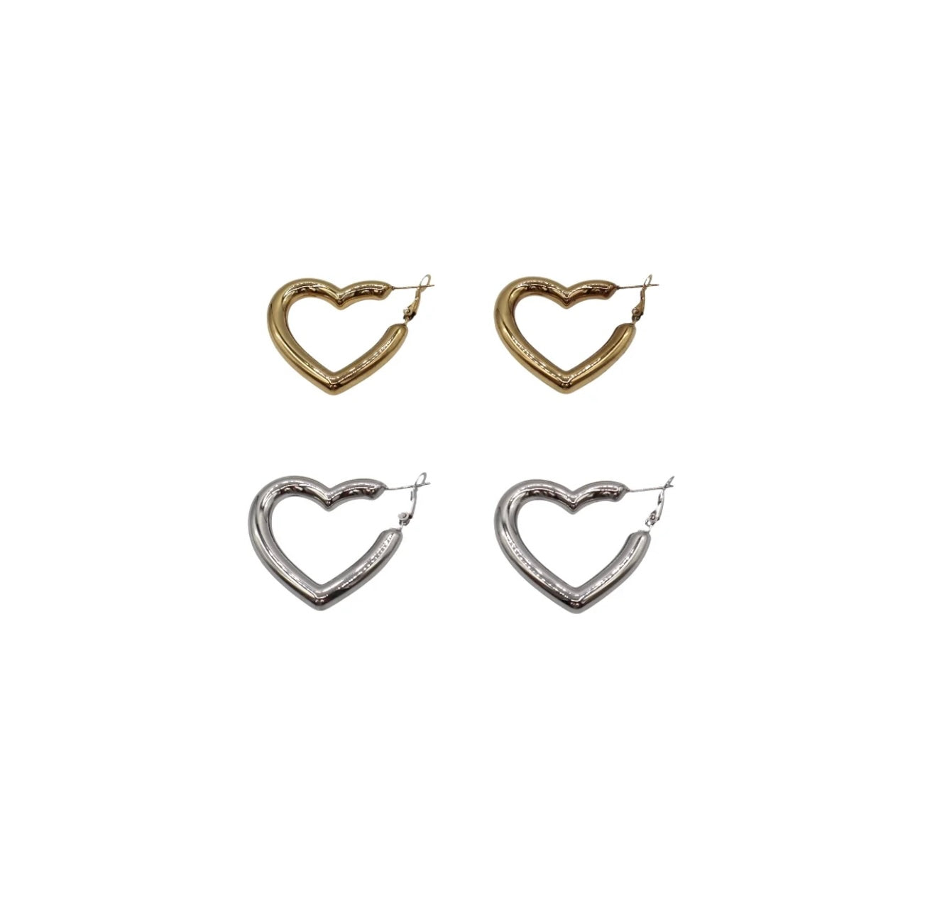 Orecchini Cuore Traforato