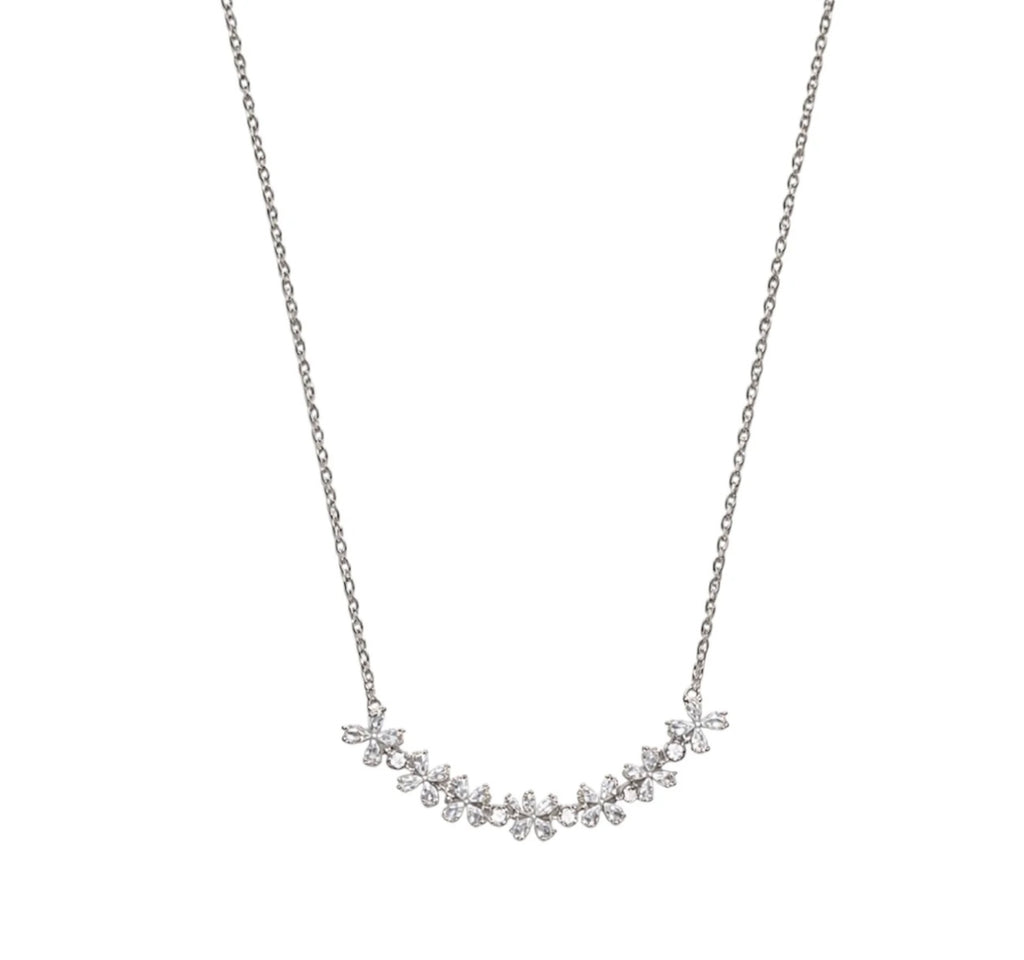 Collana fiori di cristallo