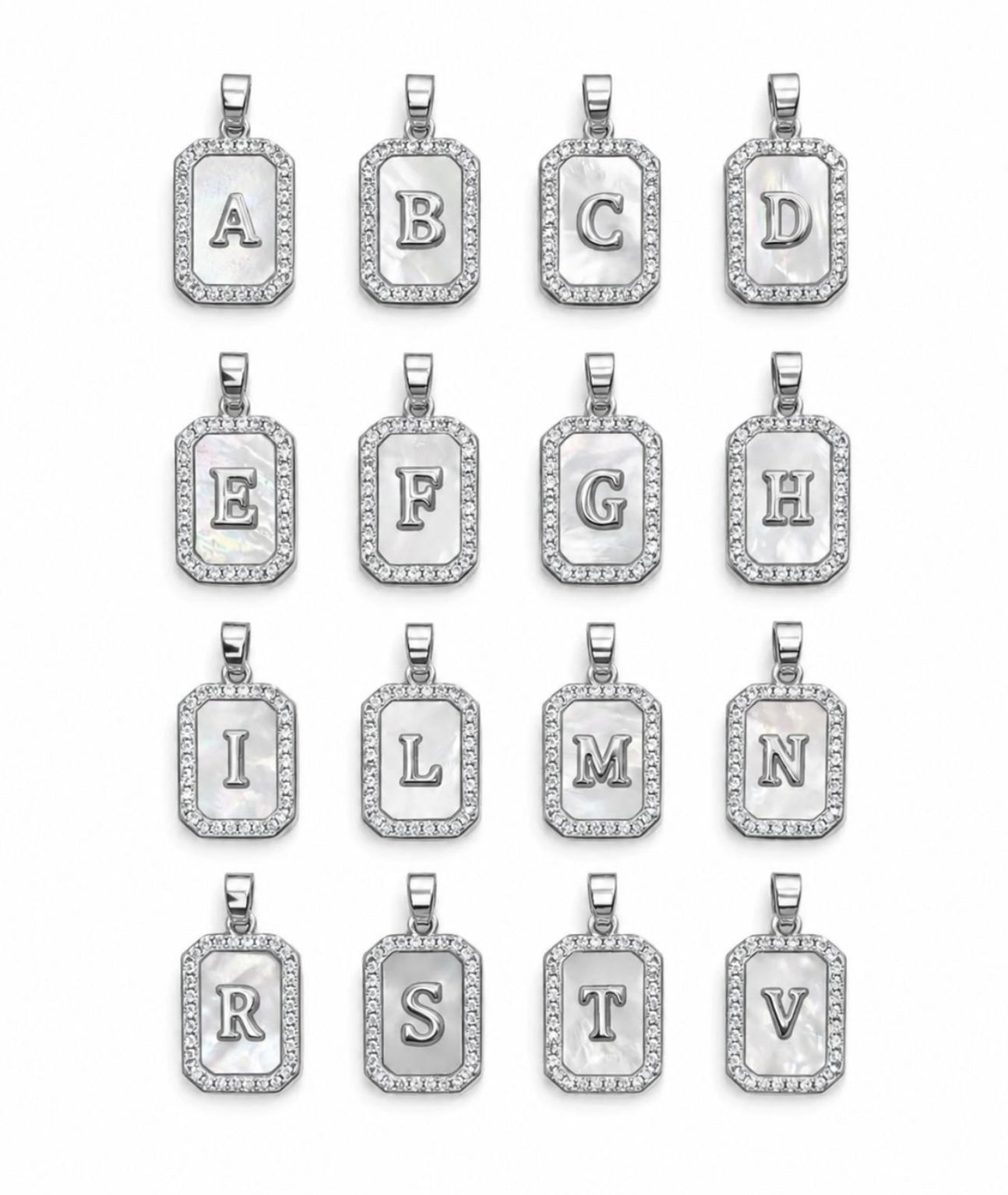 Charm iniziale madreperla