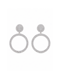 Orecchini Hoop Crystal