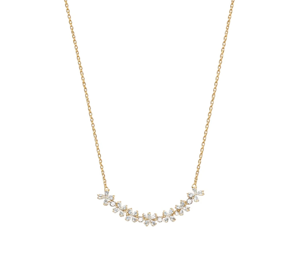 Collana fiori di cristallo