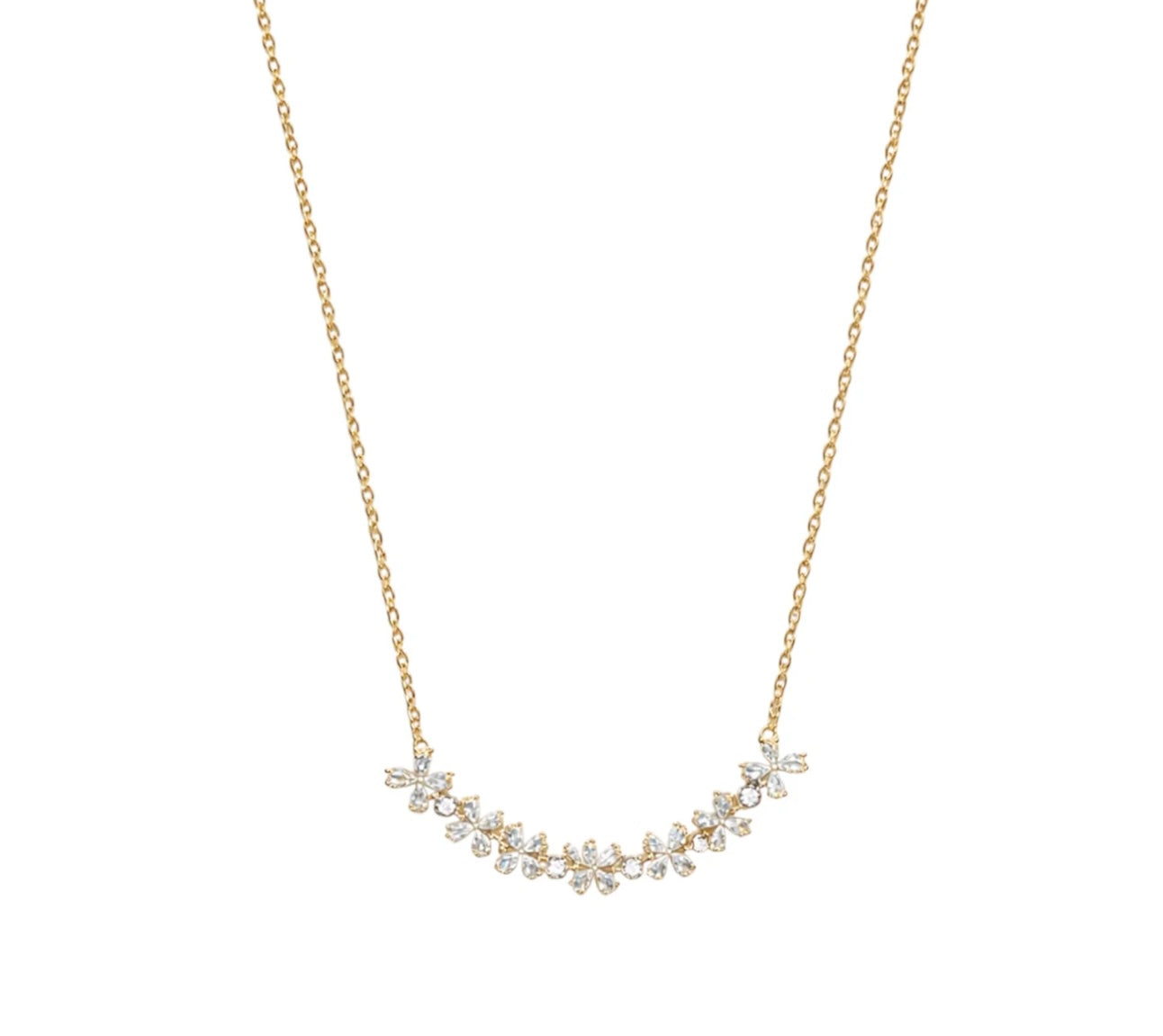 Collana fiori di cristallo