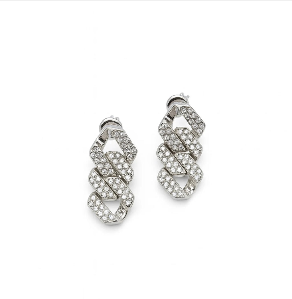 Orecchini groumette strass