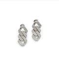 Orecchini groumette strass