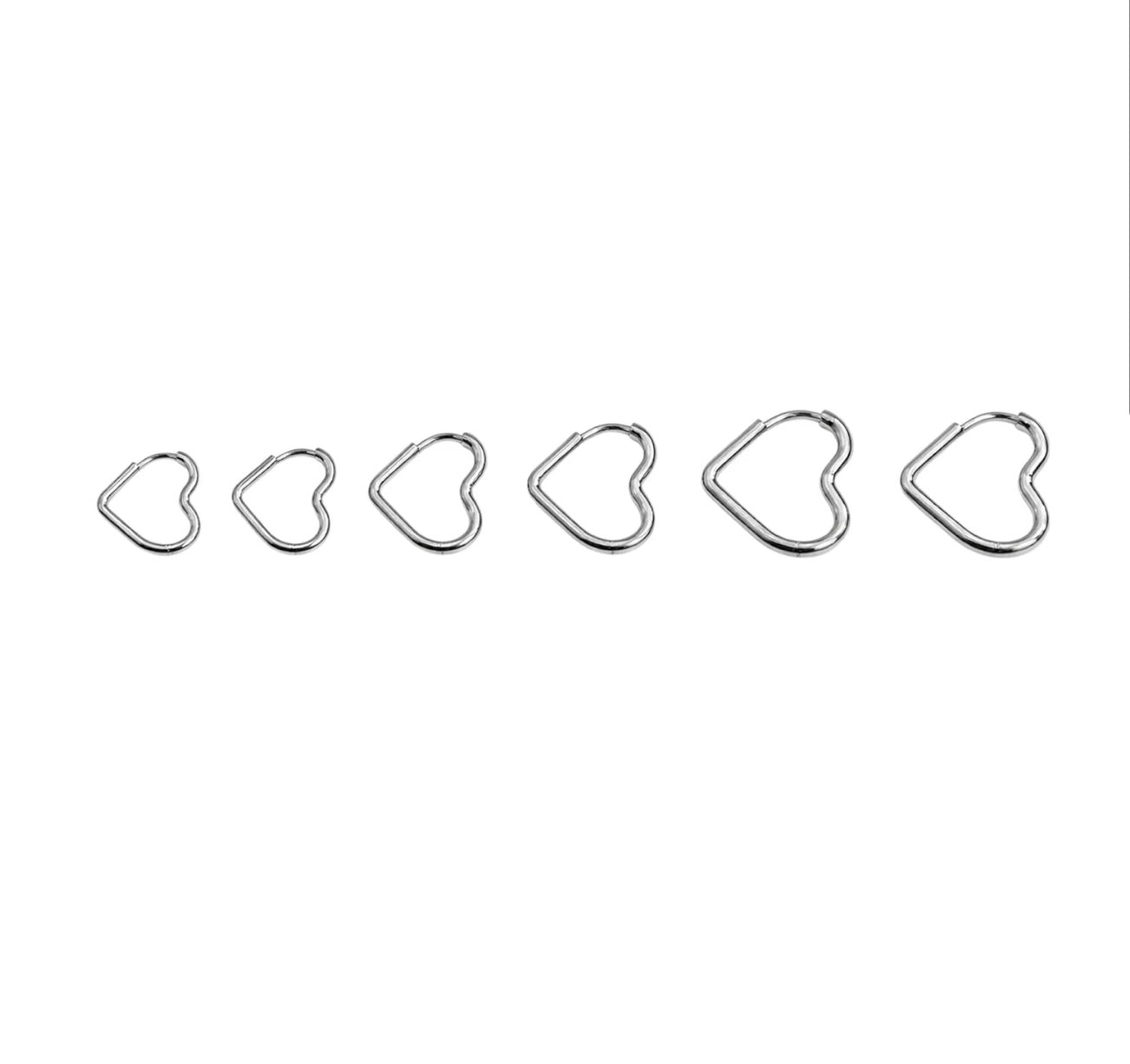 Set orecchini cuore traforato