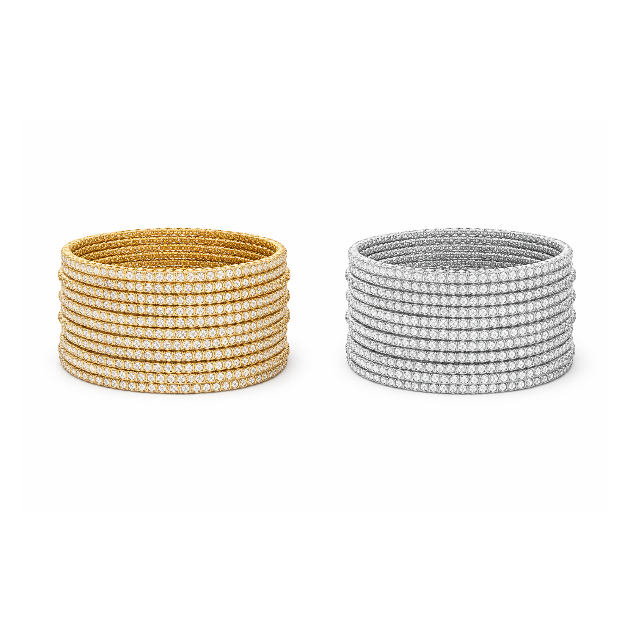 Bracciali tennis da 12 elasticizzati
