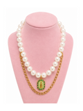 Collana madonna smeraldo