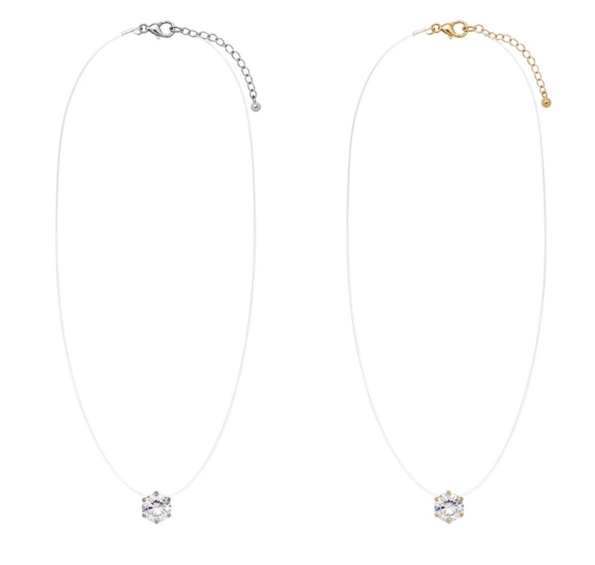Collana trasparente