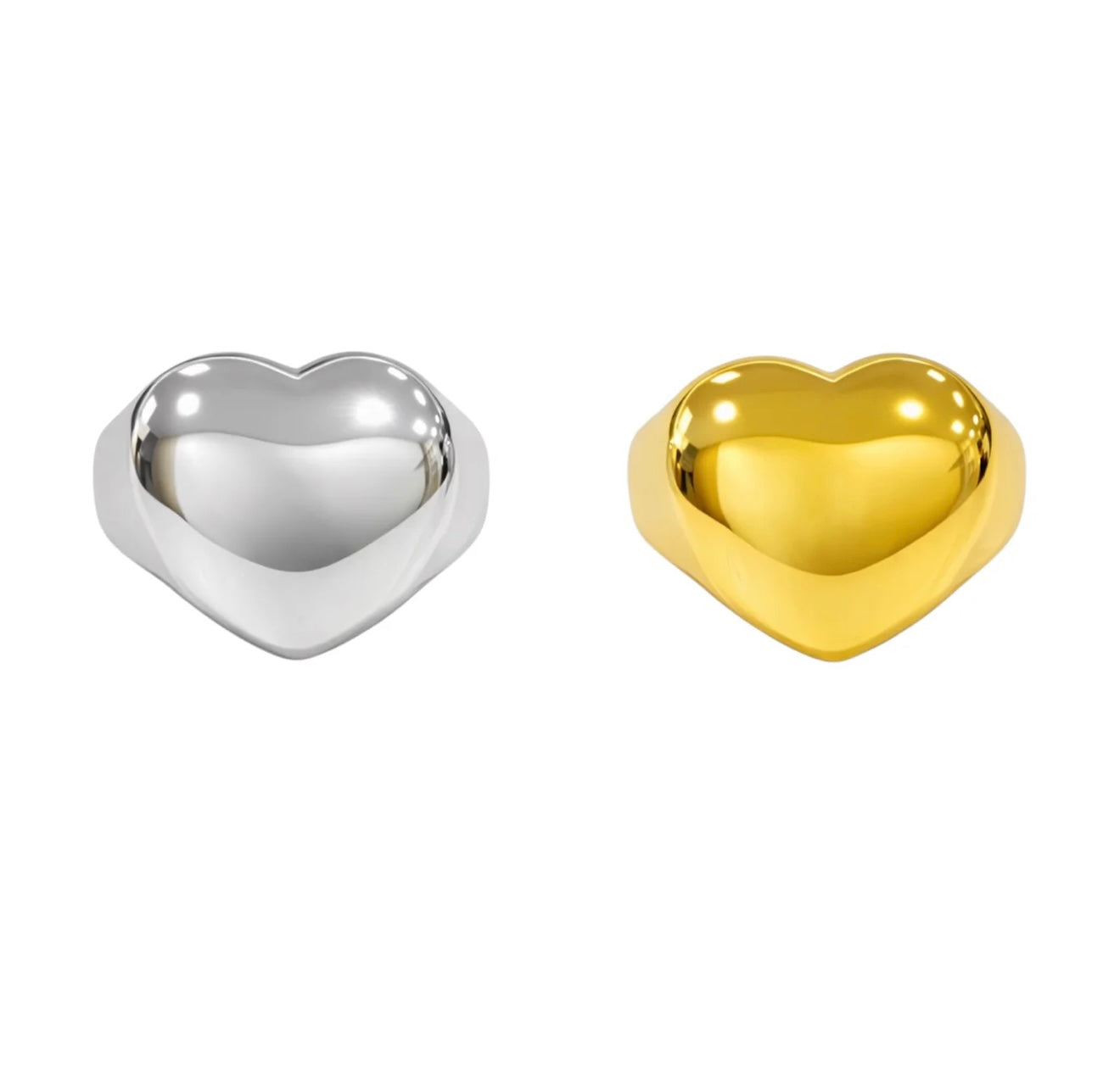 Anello maxi cuore