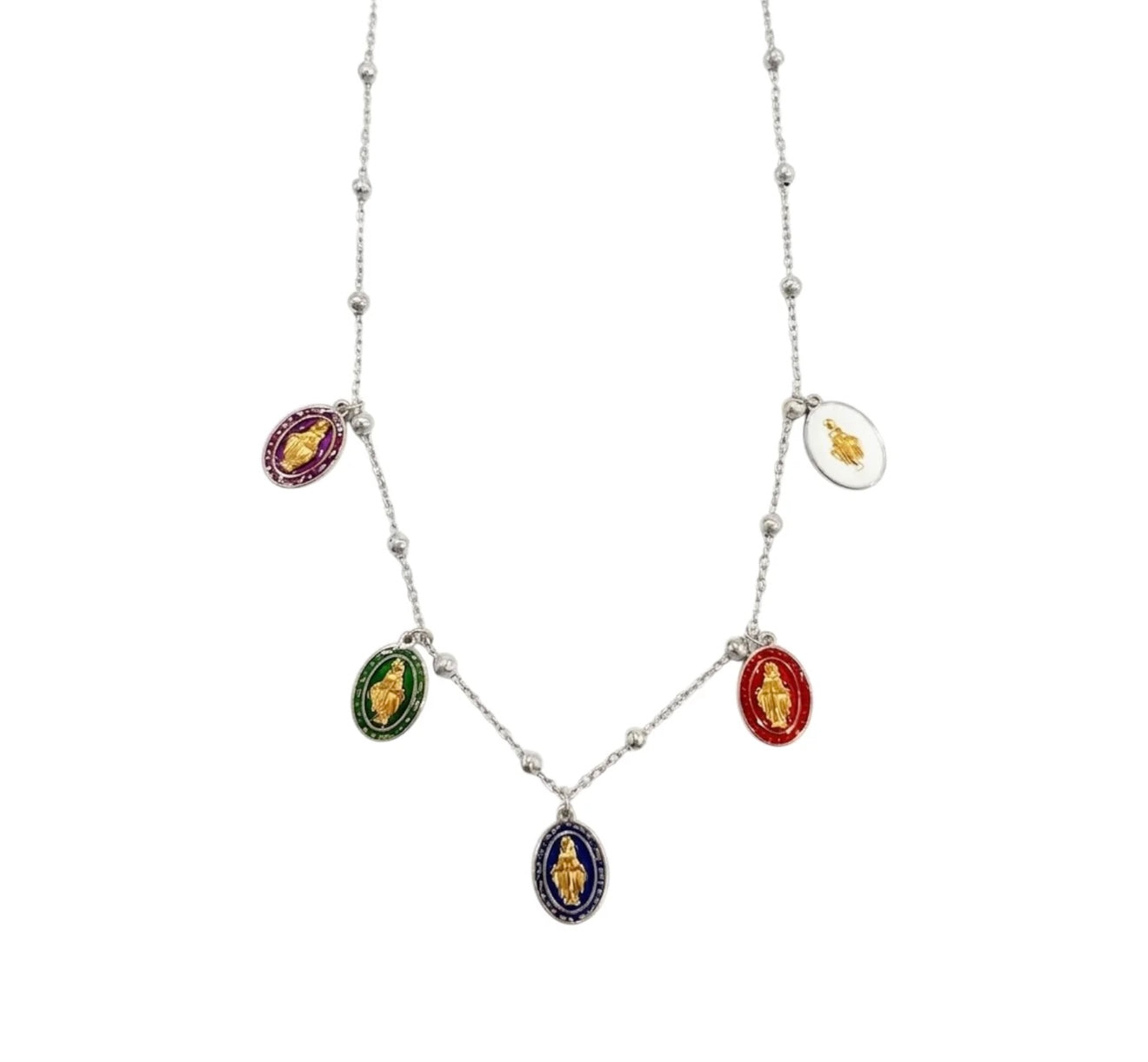 Collana Madonnina Raimbow