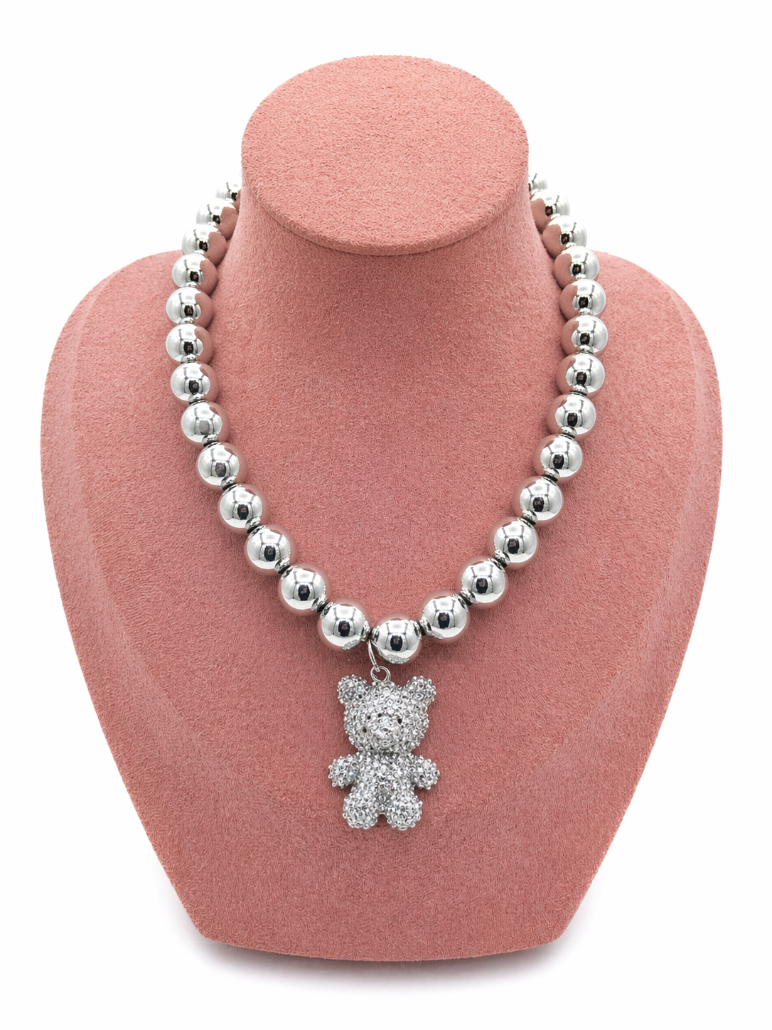 Collana teddy strass